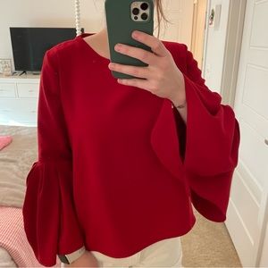 Red Zara Blouse